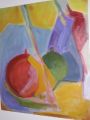 Tomates et Cucumbers - Peintures Abstraites